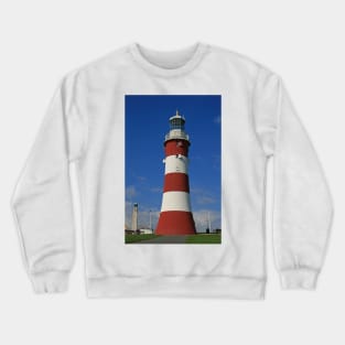 Smeaton's Tower, Plymouth Hoe Crewneck Sweatshirt